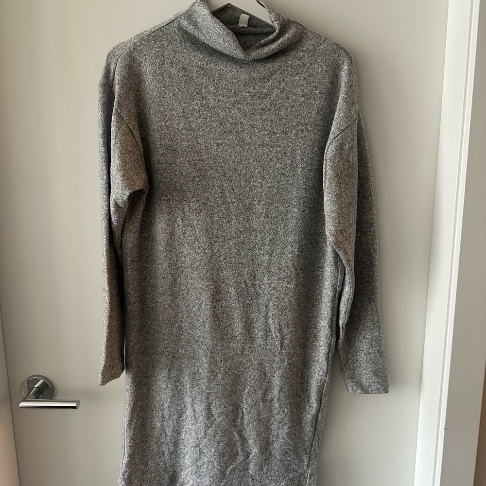 Gray Women's Sweater Dress
